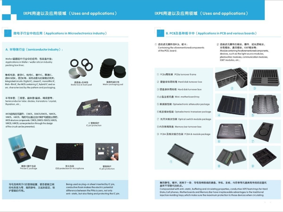 Conductive Foam Packaging for Electronics Conductive Foam Packaging for Electronics